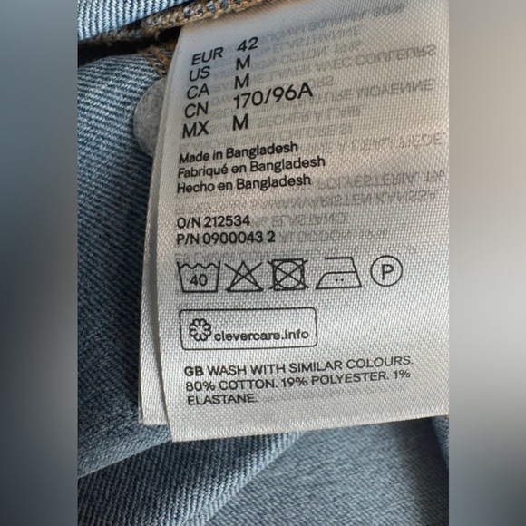 H&M Divided Denim Mini Dress with Spaghetti Straps - Size M - Picture 7 of 7